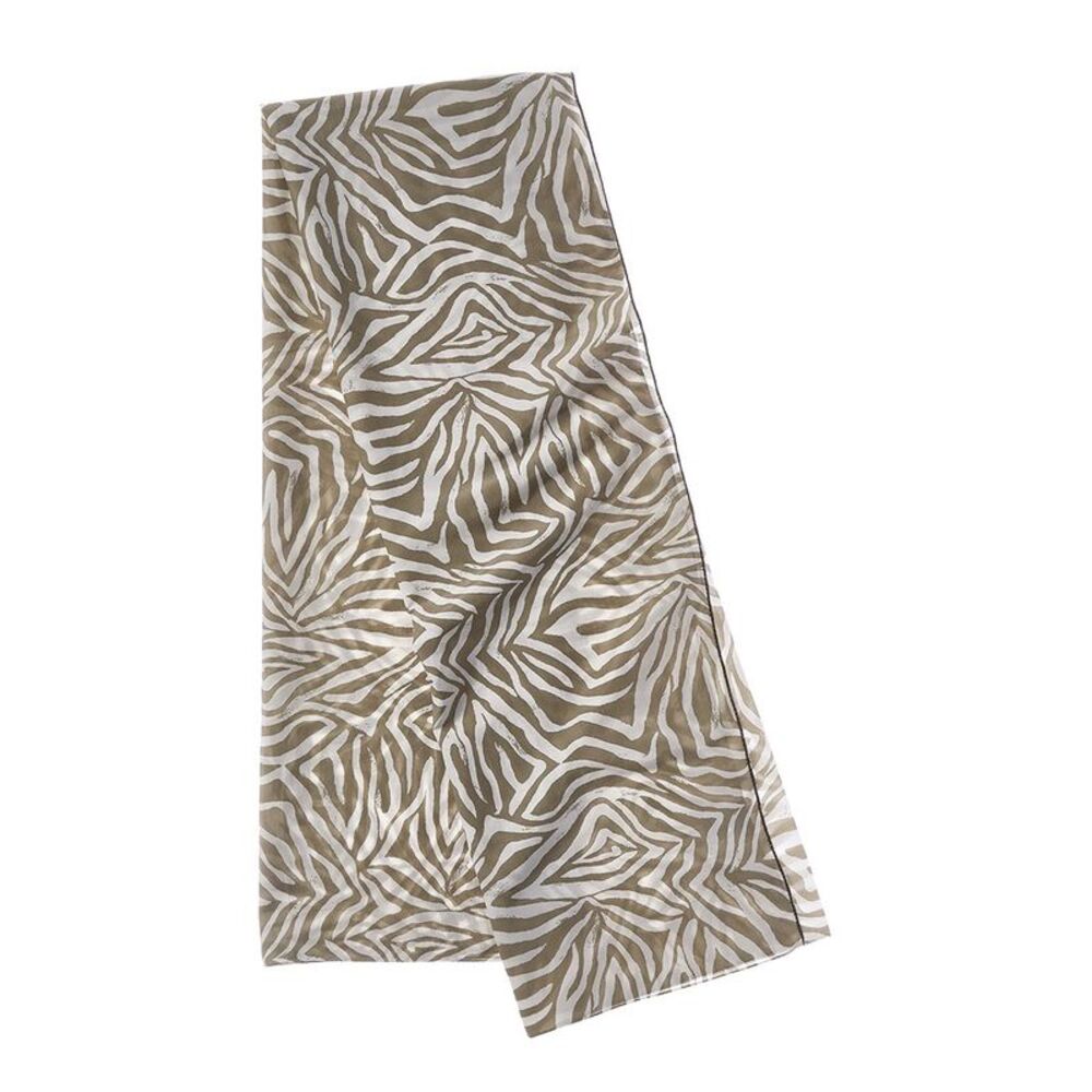 Brunello Cucinelli Silk-Blend Scarf, Green